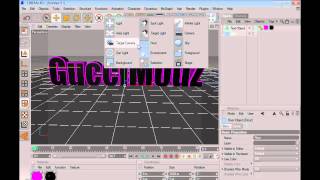 How to Create 3D text in Cinema 4D + how to add lens