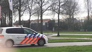 Politie met spoed weg