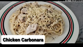 Chicken Carbonara | White Pasta