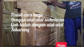 pembuatan pintu semi minimalis ❤finish ❗❗wood working