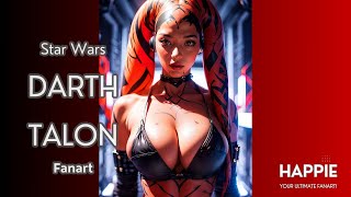 AI Cosplay Darth Talon Star Wars Fanart, AI ART LOOKBOOK , スターウォーズ Fan Art コスプレ, 二創