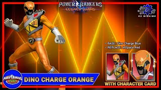 Dino Charge Orange Ranger mod with Character Card | Power Rangers Legacy Wars