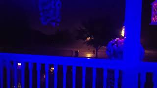 Quick thunderstorm tonight sitting on porch during storm