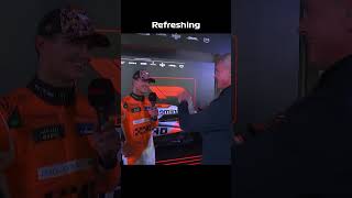 David Coulthard pouring water on Norris after he said he was dizzy - Singapore GP 2024