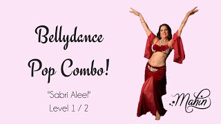 Arabic Pop Style Belly Dance Combination for Beginners