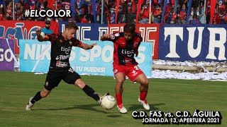 El Color: C.D. FAS vs. C.D. Águila - Apertura 2021, Jornada 13