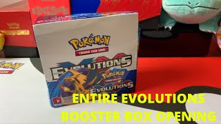 Pokemon Evolutions Entire Booster Box Opening