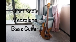 Short Scale Mezzaluna Bass Guitar Build