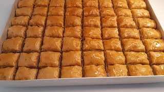 ZOR TARİFLERLE VAKİT KAYBETMEYİN GÖRENLERİN HAZIR SANDIĞI KOLAY BAKLAVA TARİFİ