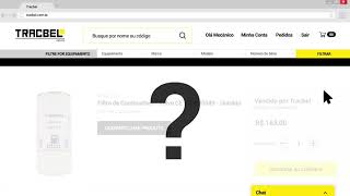 Passo a passo processe de compras na loja virtual Tracbel