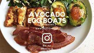 AVOCADO EGG BOATS