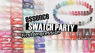 ESSENCE NEUHEITEN! 46 FARBEN - essence the gel nail polish  SWATCH PARTY