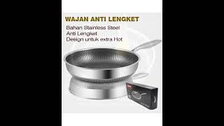 Wajan Anti Lengket l Wajan Stainless Steel l link di komen