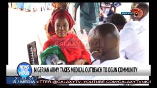 NIGERIAN ARMY TAKES MEDICAL OUTREACH TO OGUN COMMUNITY