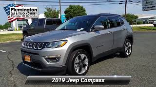 Certified 2019 Jeep Compass Limited, Flemington, NJ J18859A