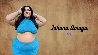 Johana Amaya biography | Latina plus size model | Instagram star | social media influencer | wiki