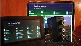 Mandar señal HDMI a RCA de laptop a pantalla de 7"