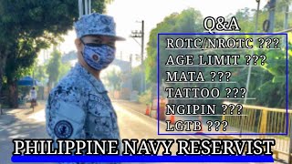 Q&A PHILIPPINE NAVY RESERVE