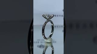 3ct Radiant Diamond Solitaire Engagement Ring - "Lily"