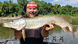 Minnesota River MUSKIE!!- TOTAL CHAOS!