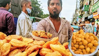 Dhakaiya Famous Bhel Puri Of Bangladesh with Extreme Knife Skills+Street Food Bangladesh