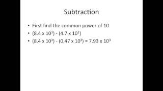 Scientific Notation Tutorial