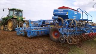 John Deere 8520T & Lemken Solitair 9