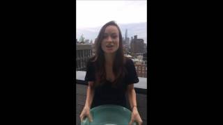 Olivia Wilde Breast Milk Bucket Challenge (Official Video)