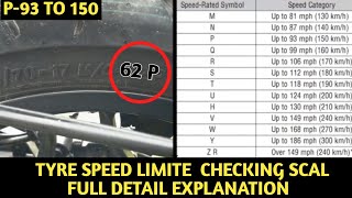 Tyre Speed Limit Scal Check | Tyre Indicates The Maximum Speed limit of Any Tyre | @rkcreations03