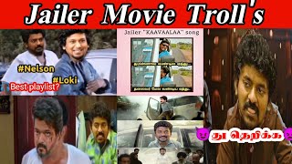 😈 Jailer troll Videos 😂😆| Part-2| Jailer Movie தரமான Meme's and Troll's 😂| Super star| Nelson|