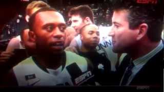 Syracuse at UCONN - Ryan Boatright post game jab