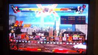 Umvc3 Spiderman 9 Web throw combo