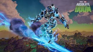 [ Cold Sorcery War Machine Skin ] - Gameplay Fortnite C5S4 Battle Pass! | Fortnite x Marvel