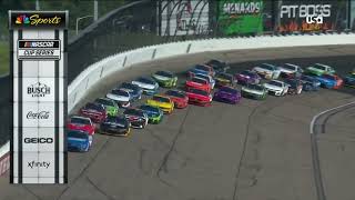 LAP 10 RESTART - 2024 IOWA CORN 350 NASCAR CUP SERIES AT IOWA