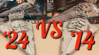 LEGO STAR WARS STAR DESTROYER COMPARISON! 75055 (2014) VS 75394 (2024) COMPARISON !!