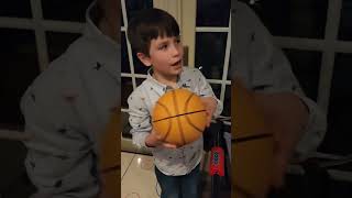 Kid Calls Out Jordan & Makes Shot With Eyes Closed! #nba #trickshot #michaeljordan #funnykids