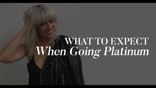 What To Expect When Going Platinum Blonde | The Zoe Report by Rachel Zoe