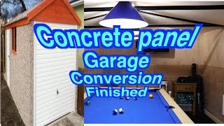 Concrete Panel Garage Conversion Finished