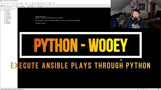 Python - Wooey - Execute ansible plays through python