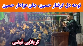 نوحه دل گرفتار حسین، جان عزادار حسین با نوای کربلایی محمد علی فیضی