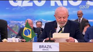 Discurso de Luiz Inacio Lula da Silva en la mesa "Reforma de las instituciones de gobernanza global"