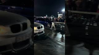 BMW M135i vs Audi S3 Audi s3 in the wet