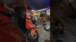 Delivery of new KTM RC 200 MOTO GP EDITION