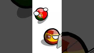 península ibérica en 5 segundos: #countryballs #humor #polandball #viralvideo #meme #paravos