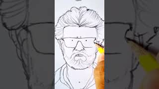 Rajinikanth drawing like share and subscribe