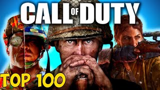 Top 100 Call of Duty GAMES