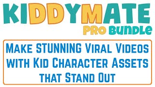 KiddyMate Pro Bundle Review Demo Bonus - Amazing Animated Kid Toons Assets Bundle with PLR