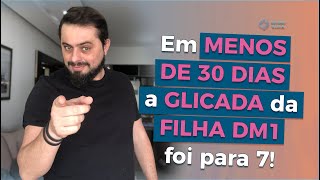 Como a glicada da filha DM1 foi para 7 em menos de 30 dias