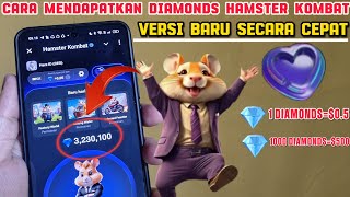 CARA CEPAT DAPATKAN BANYAK DIAMONDS HAMSTER KOMBAT VERSI BARU