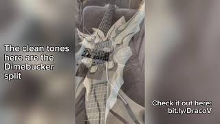 FOR SALE!! B.C. Rich Draco V in Ghost Flame finish